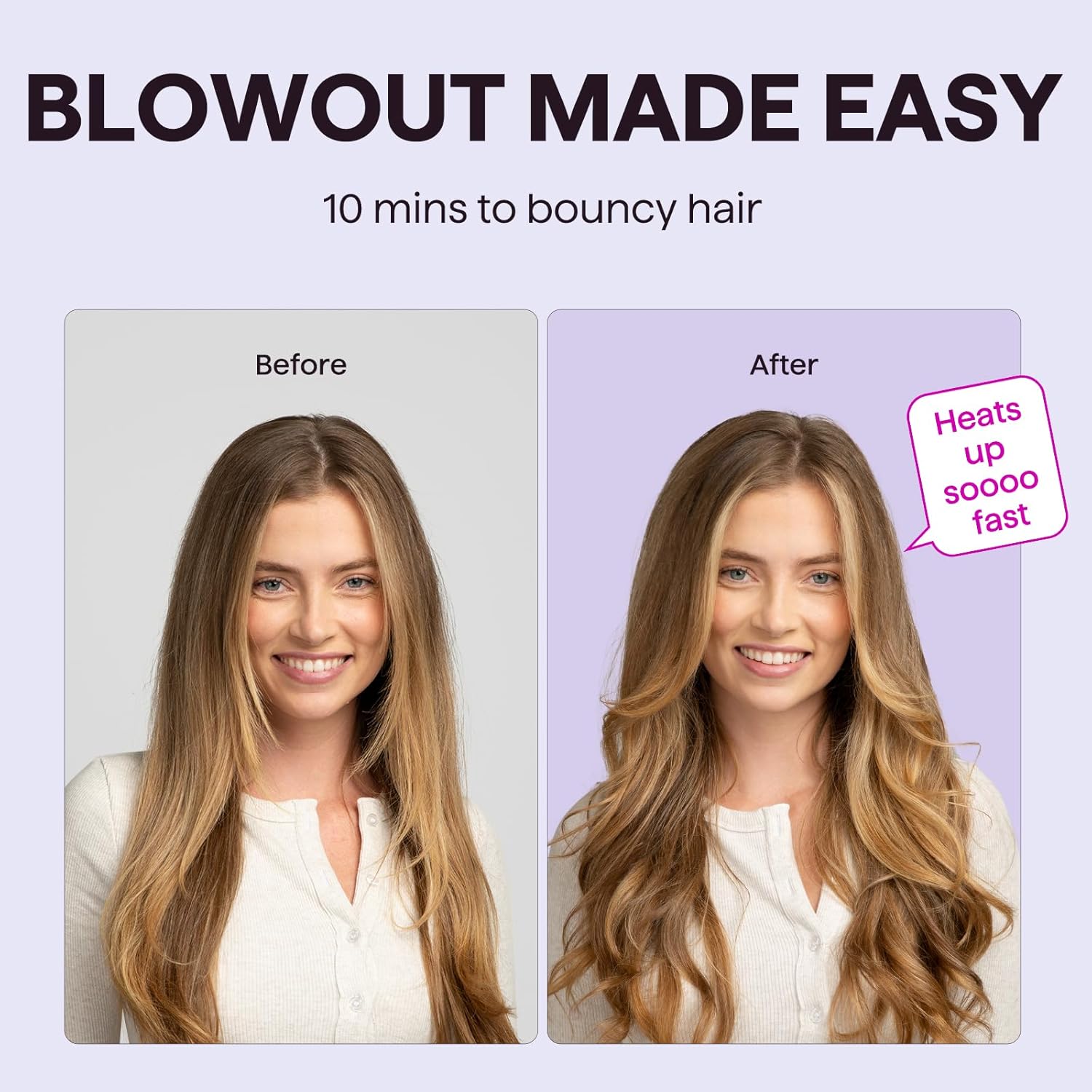WAVYTALK BLOWOUT BOOST IONIC THERMAL BRUSH PINK 206 - Image 4