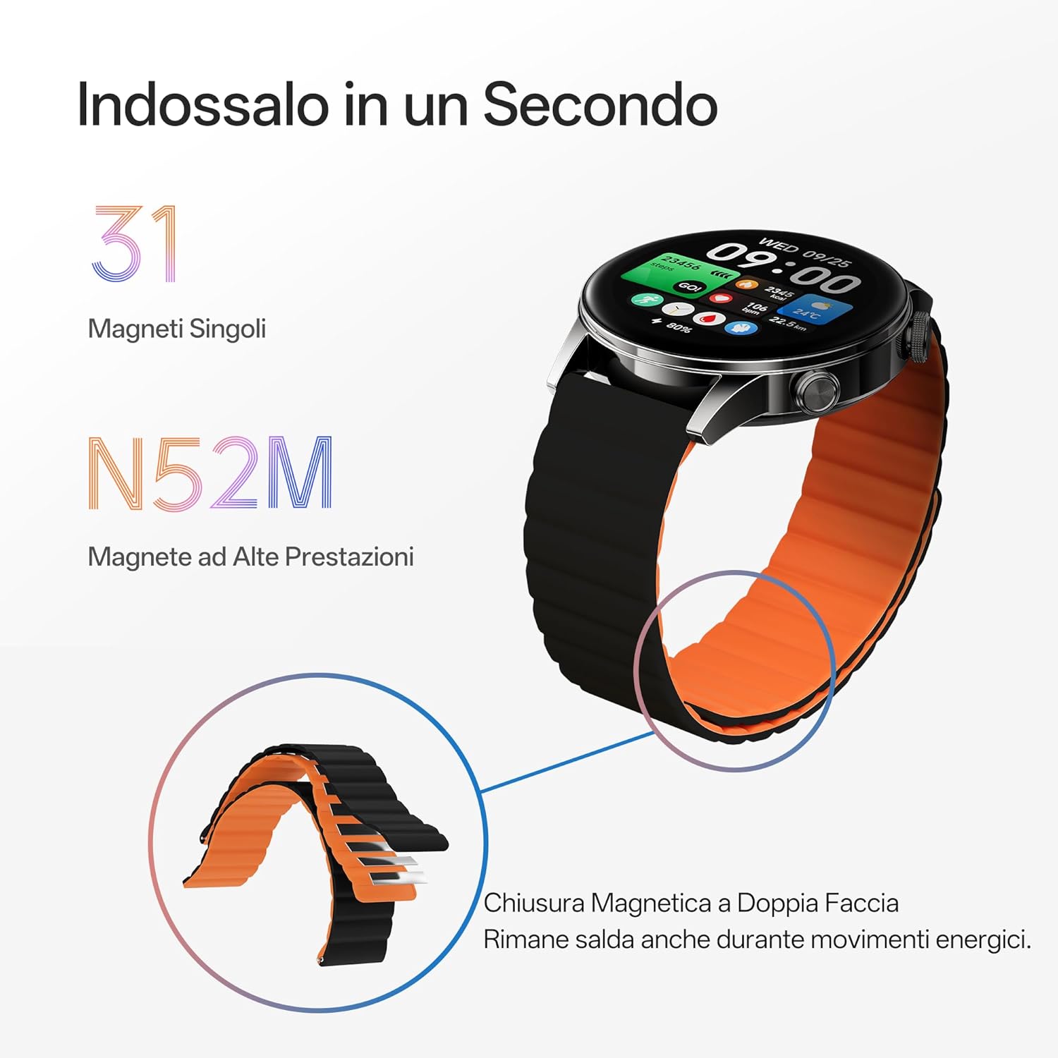 BLACK SHARK S3 SMART WATCH SILVER BS-W2406 - Image 4