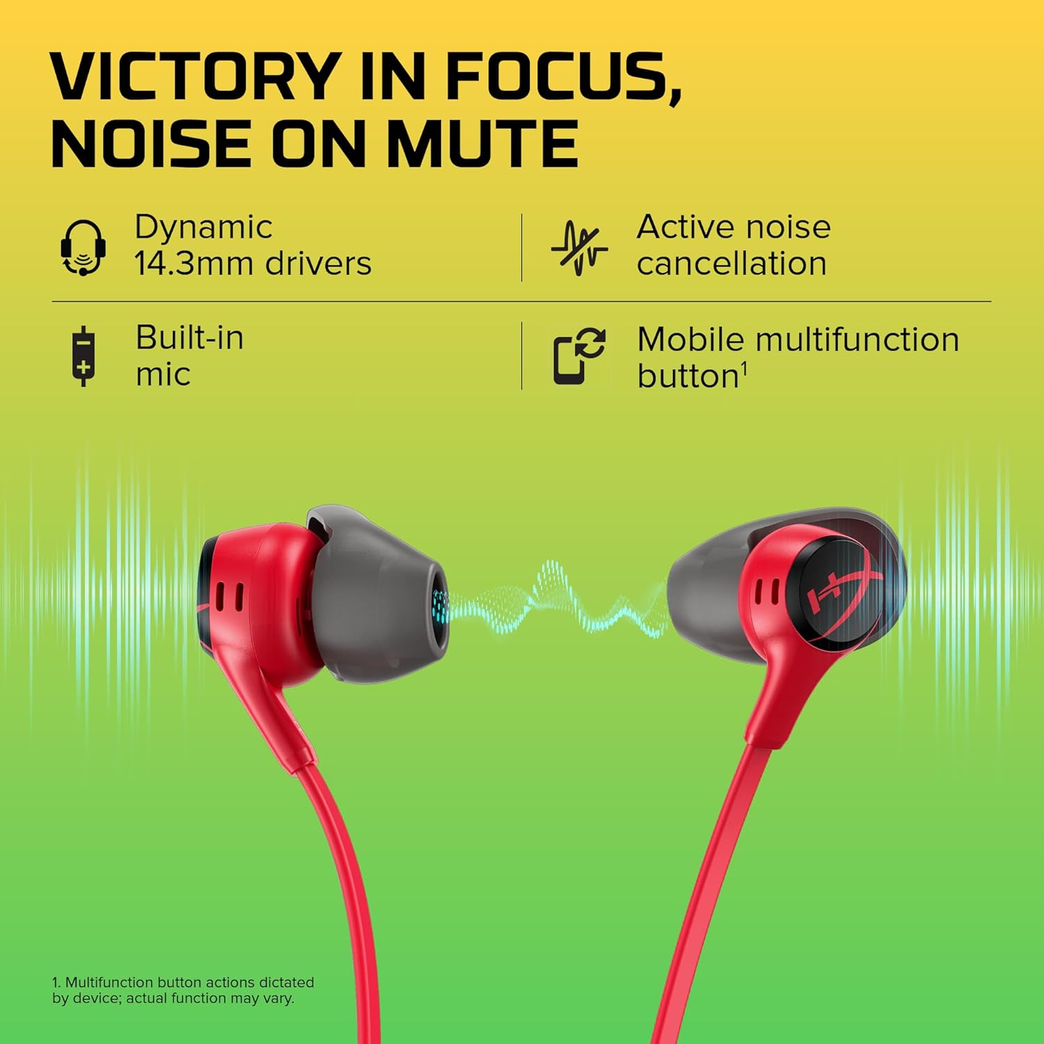 HYPERX CLOUD EARBUDS III S WITH TYPE C BLACKRED - Image 5