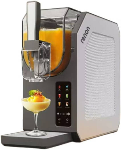 Enjoy café-quality frozen drinks at home with the Renon Professional Slushie Ice Maker SIM1901 250W 1.9L Fast Cooling