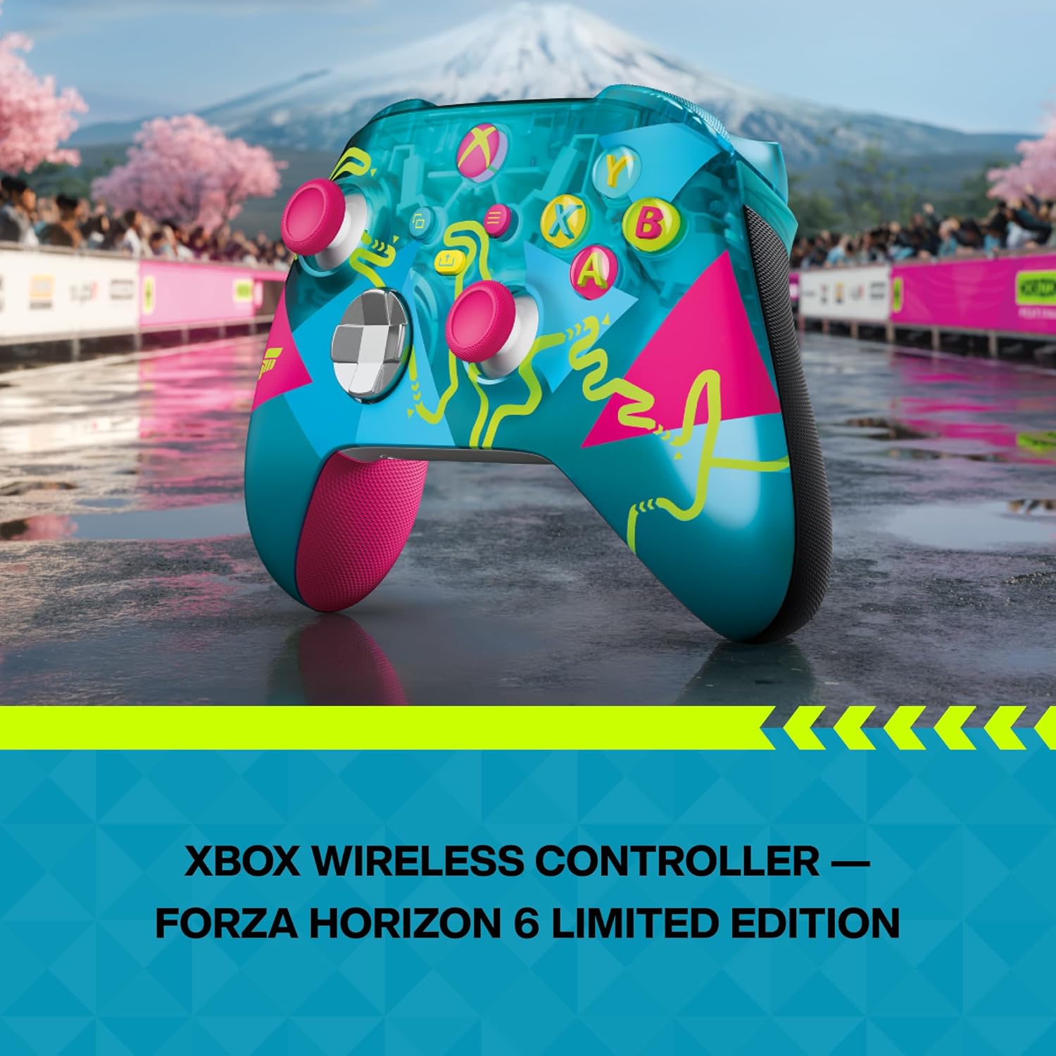 MICROSOFT XBOX WIRELESS CONTROLLER FORZA HORIZON 6 LIMITED EDITION MULTICOLOR EP2-42276 - Image 2