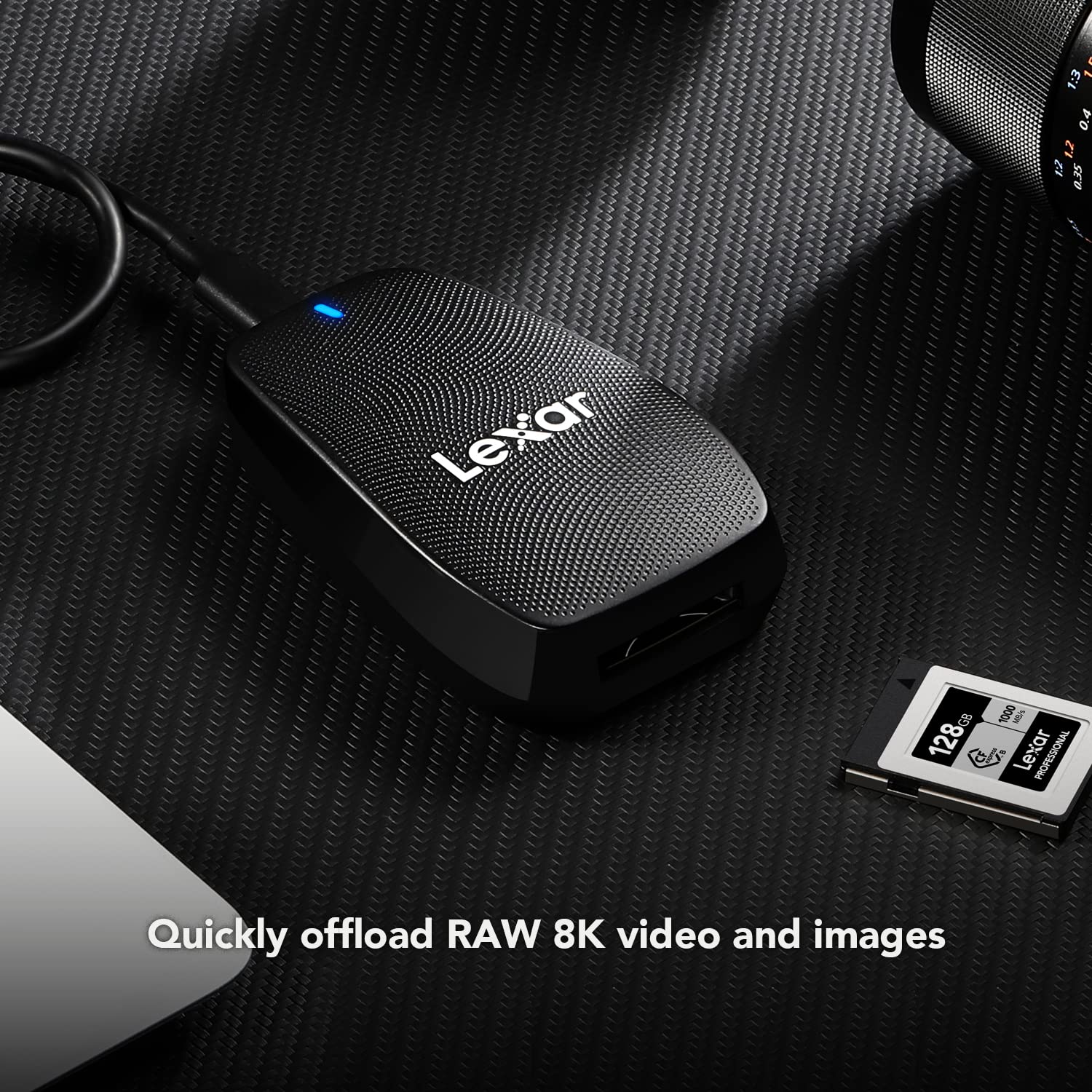 LEXAR PROFESSIONAL RW550 CFEXPRESS TYPE B READER-LECTURE USB 3.2 GEN 2X2 LRW550U-RNBNG - Image 3