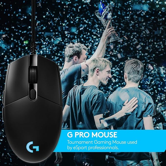 LOGITECH G PRO HERO WIRED GAMING MOUSE BLACK 910005441 - Image 5