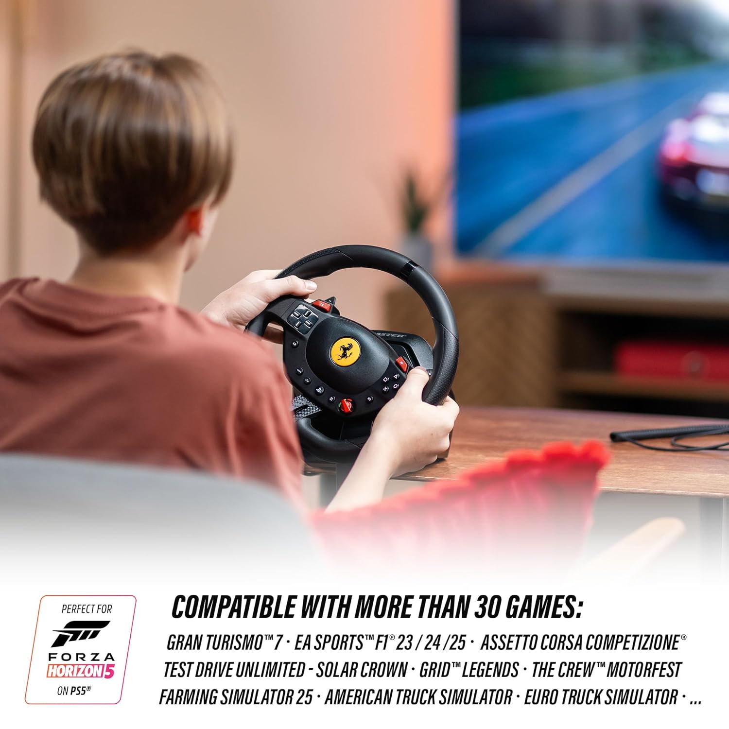 THRUSMTASTER T98X FERRARI 296 GTB TM-WHL-T98FRARI296-GTB-X - Image 7