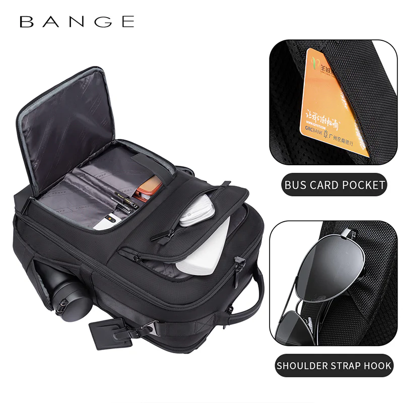 BANGE BACKPACK BLACK BG-G61 - Image 4