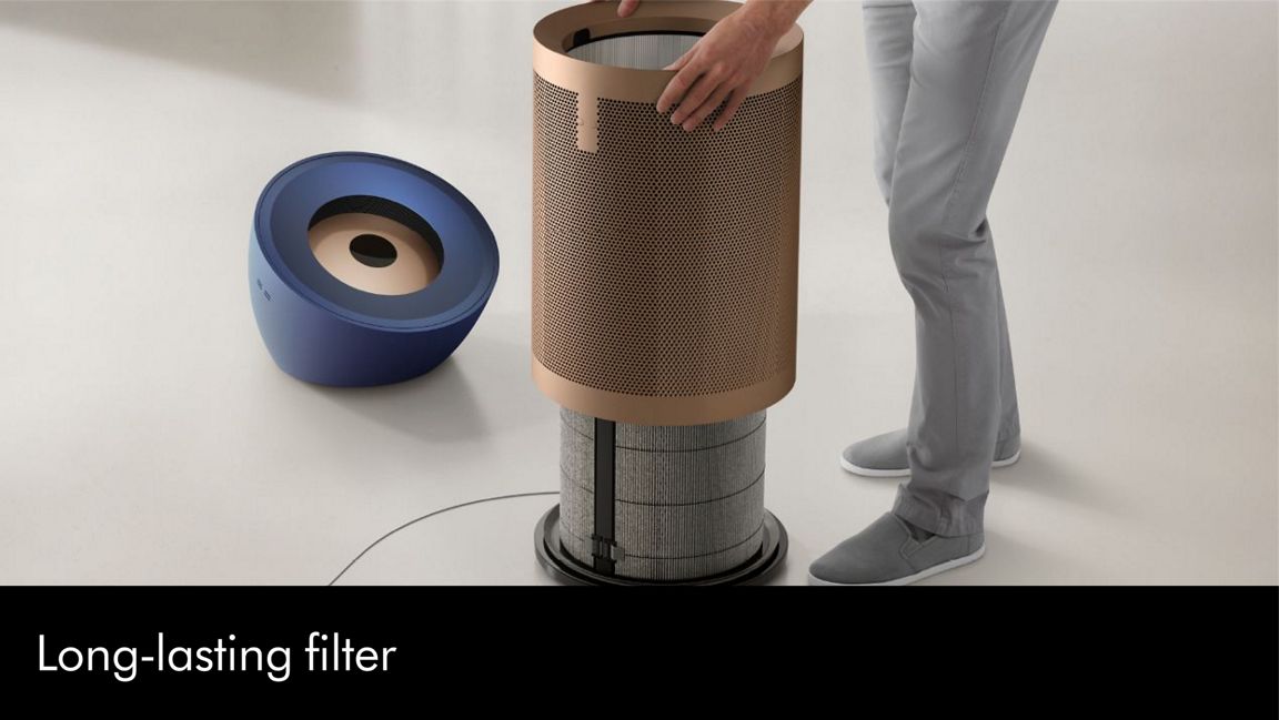 DYSON AIR PURIFIER BIG+QUIET FORMALDEHYDE BP04 PRISSIAN BLUE-GOLD - Image 7