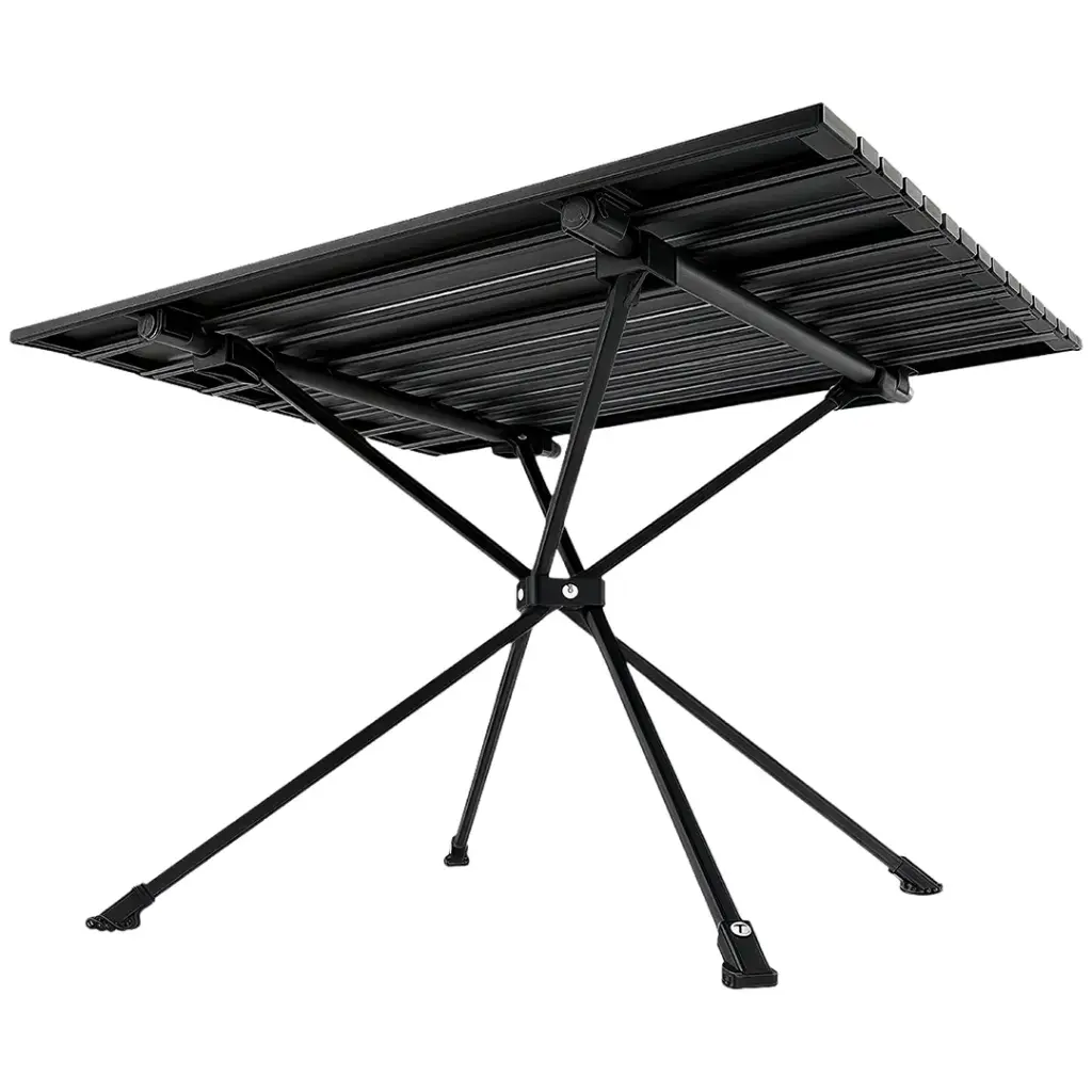 GREEN LION CAMP T2 FOLDABLE CAMPING TABLE BLACK GNCAMP2TBBK - Image 2
