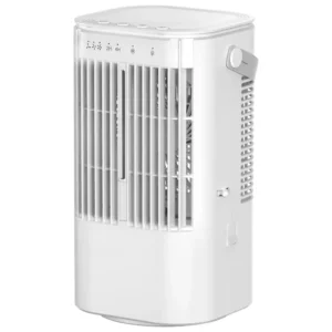 Stay cool and refreshed with the GREEN LION COMPACT AIR COOLER FAN WHITE GNCOMPAC11WH