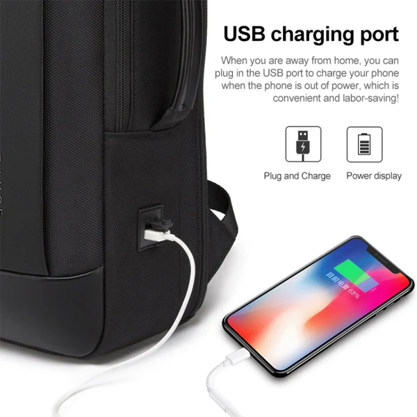 BANGE BACKPACK BLACK BG-S52 - Image 4