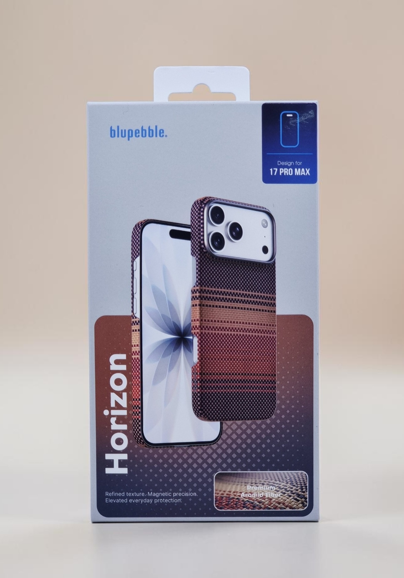 BLUPEBBLE IPHONE 17 PRO MAX HORIZON CASE WITH MAGSAFE ORANGE BP-IPHHRZN17MAX-OR - Image 2