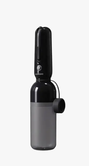 PORODO LIFESTYLE WAVEO PORTABLE BIDET DETACHABLE NOZZLES BLACK PDLFSTSW001BK - Image 2