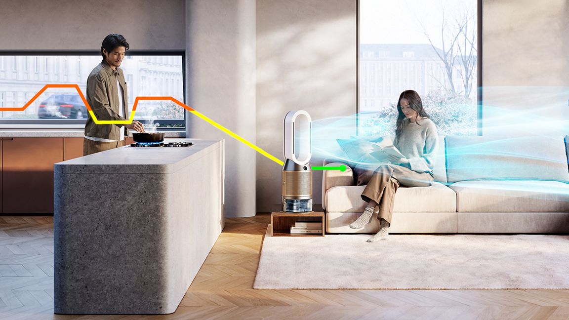 DYSON PURIFIER HUMIDITY COOL PH2 WHITE GOLD - Image 2