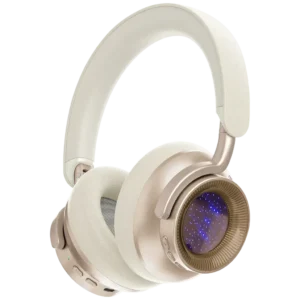 Experience premium sound and all-day comfort with the POWEROLOGY ASTRO ANC WIRELESS HEADPHONE BEIGE PWQYSV32BG