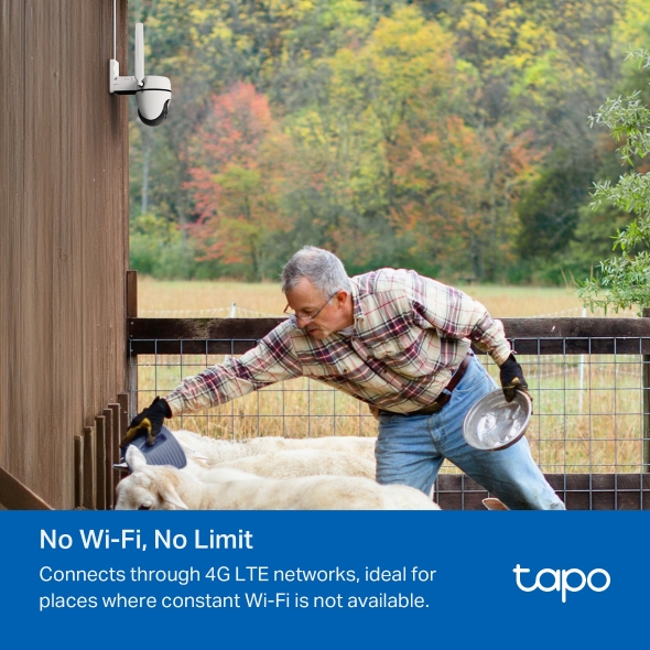 TP-LINK TAPO OUTDOOR PAN-TILT 4G LTE CAMERA TAPO C501GW - Image 4