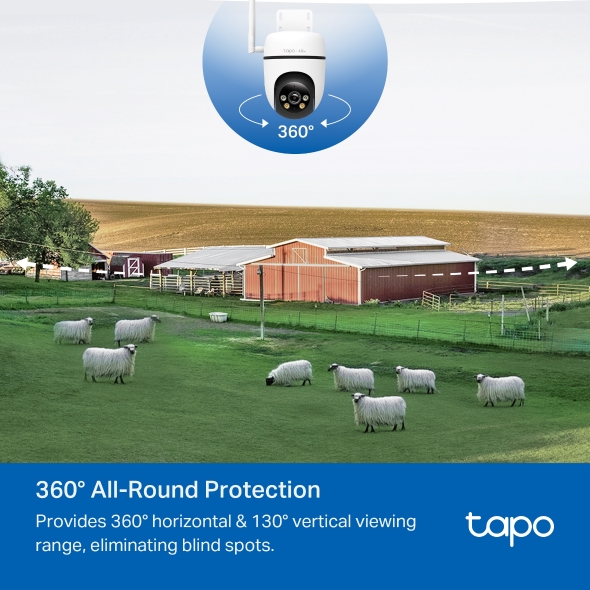 TP-LINK TAPO OUTDOOR PAN-TILT 4G LTE CAMERA TAPO C501GW - Image 5