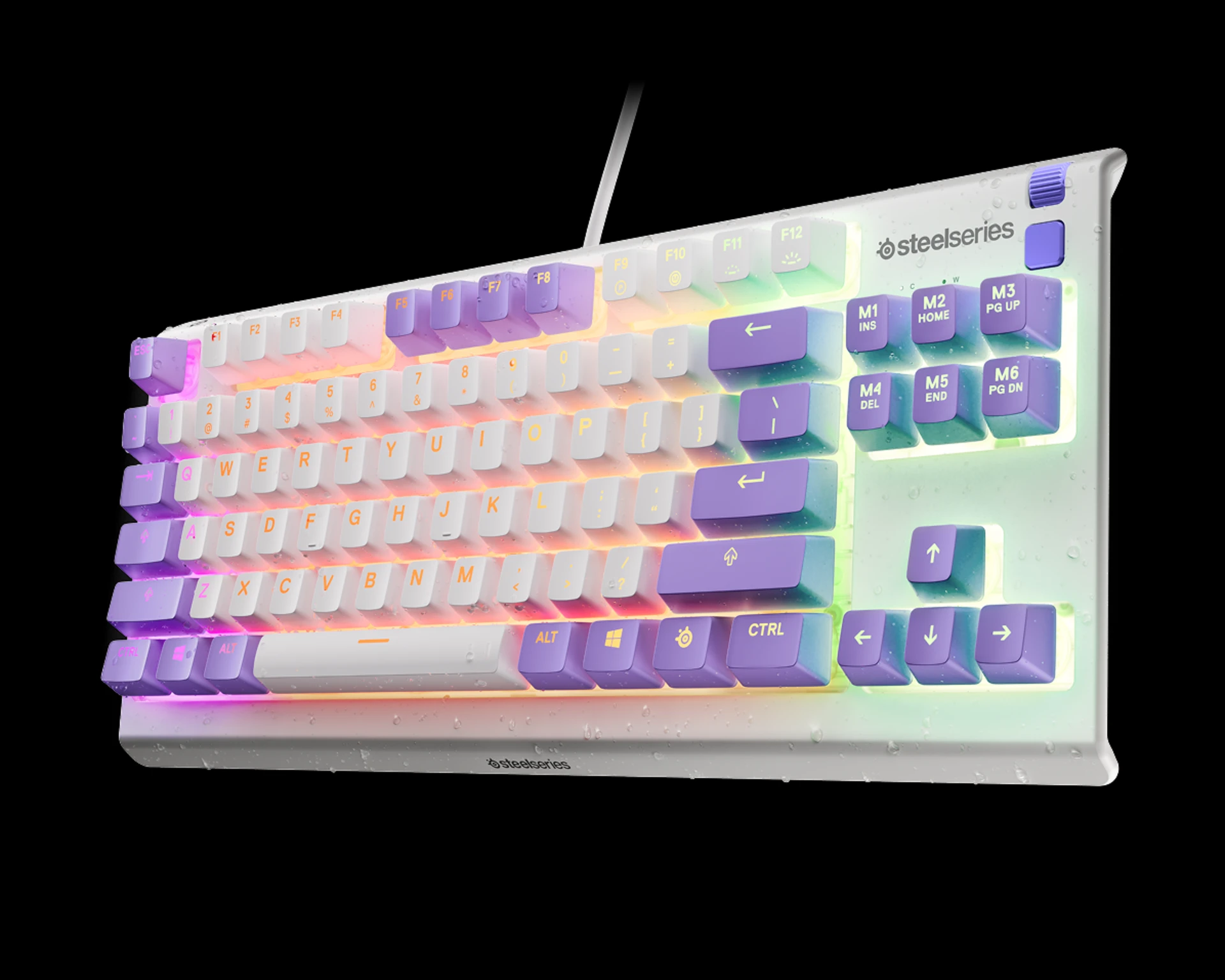 STEELSERIES APEX 3 TKL WIRED LIMITED EDITION AMETHYST KEYBOARD 64951 - Image 2