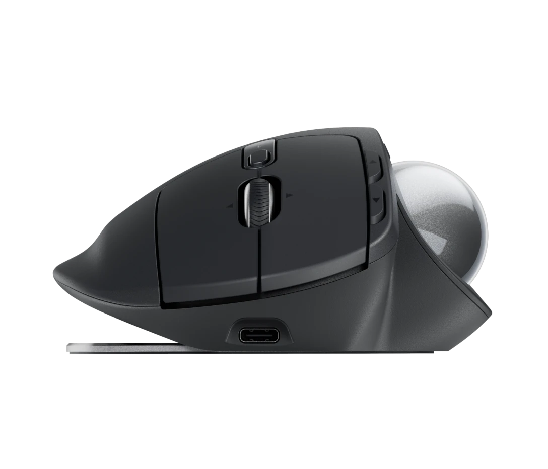 LOGITECH MX ERGO S ADVANCED TRACKBALL WIRELESS MOUSE GRAPHITE 910-007260 - Image 3