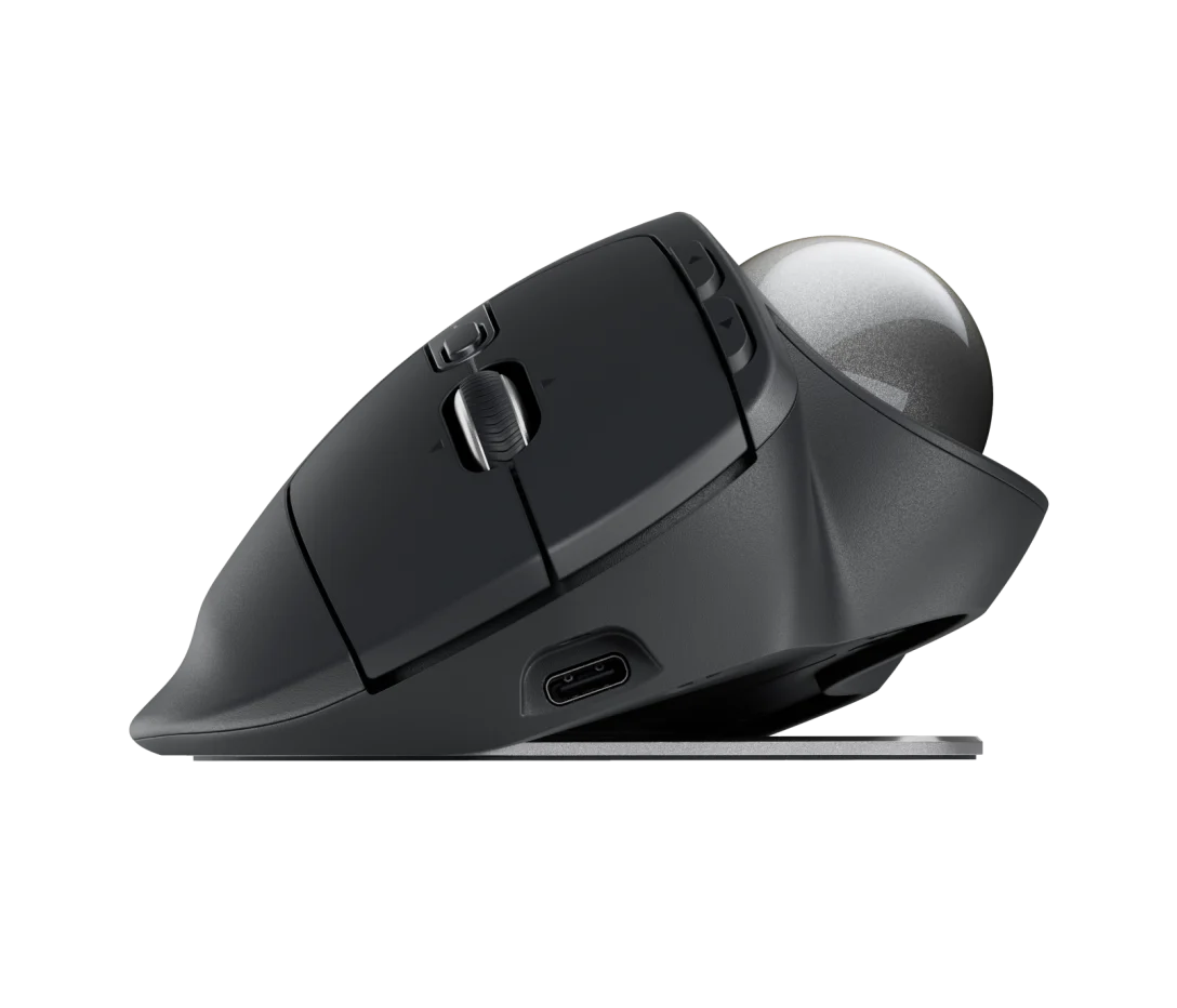 LOGITECH MX ERGO S ADVANCED TRACKBALL WIRELESS MOUSE GRAPHITE 910-007260 - Image 4