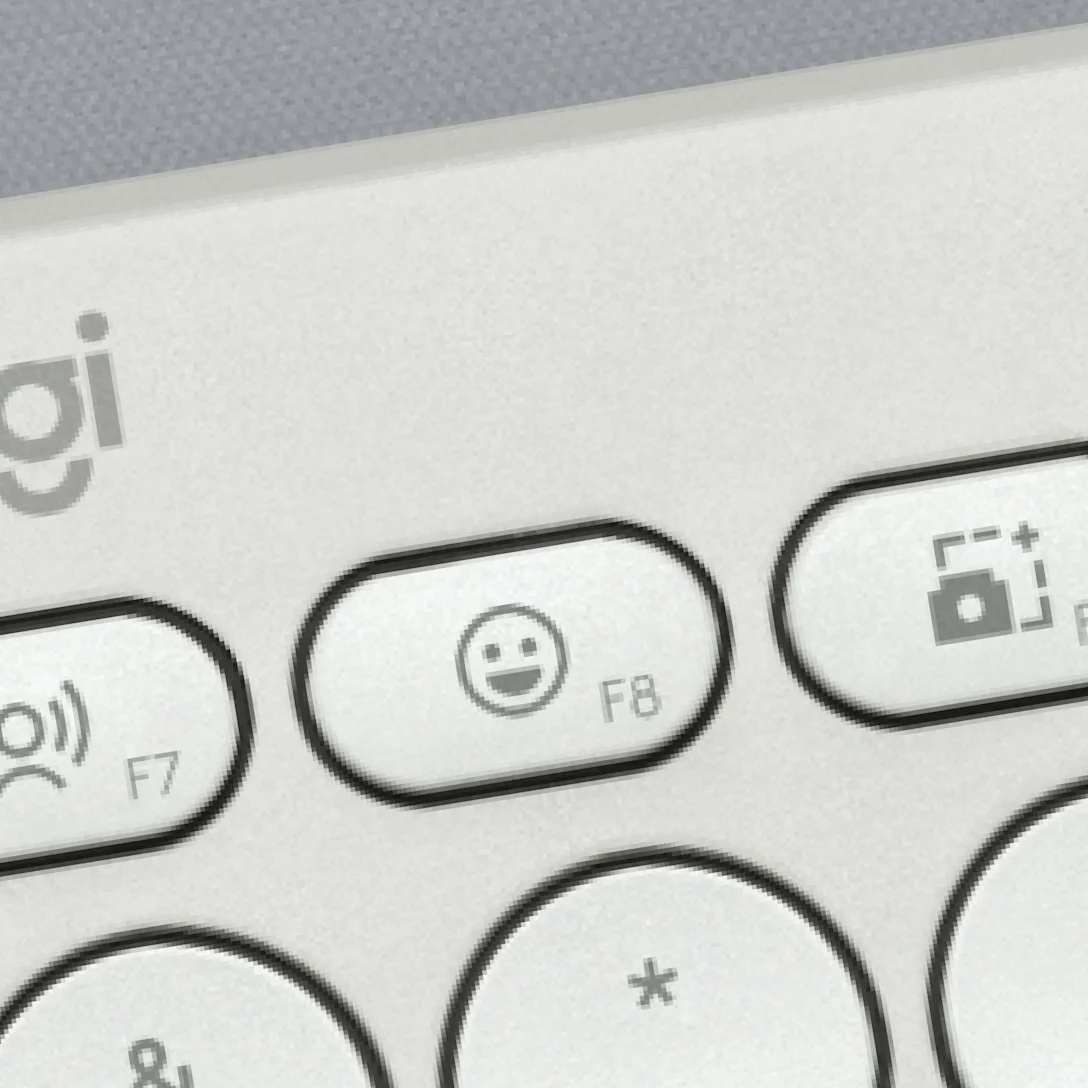 LOGITECH PEBBLE KEYS 2 MULTI DEVICE PORTABLE KEYBOARD K380S WHITE 920-011852 - Image 5
