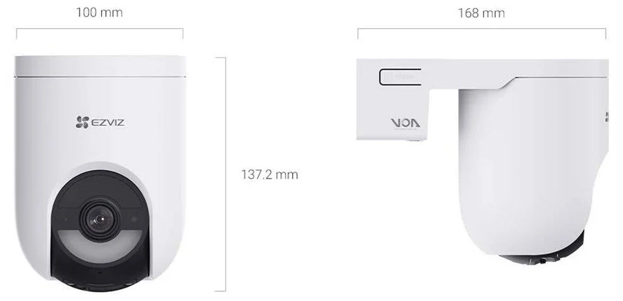 EZVIZ SMART HOME BATTERY 4MP CAMERA HB8 LITE CS-HB8C - Image 5