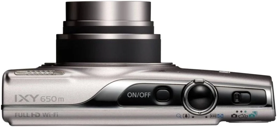 CANON IXY 650 COMPACT DIGITAL CAMERA SILVER CX0-7505 - Image 4