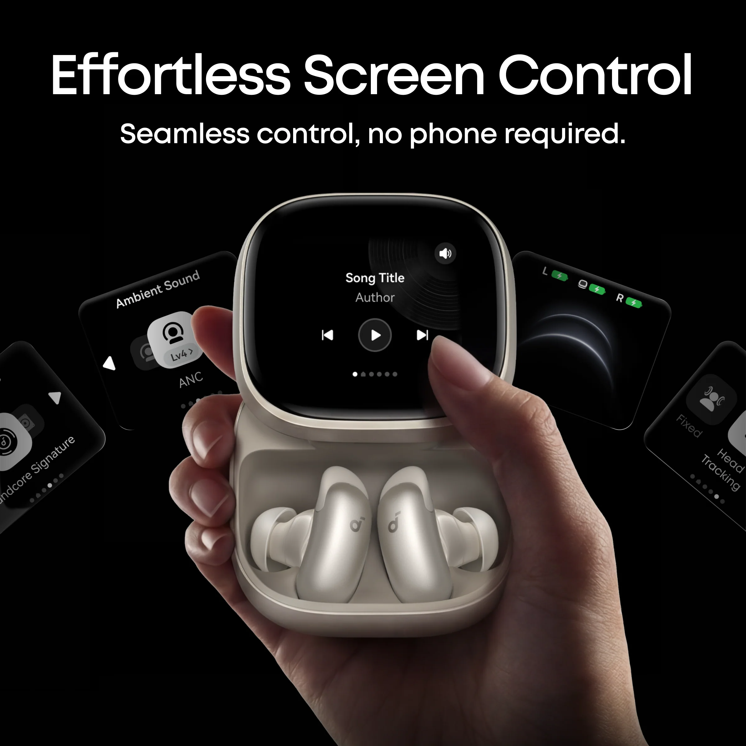 Anker Soundcore Liberty 5 Pro Max Golden (D1204HB1) – Premium True Wireless Earbuds with Advanced Noise Cancellation - Image 3
