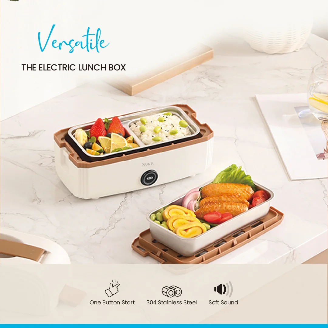 PAWA VERSATILE THE VACUUM ELECTRIC LUNCH BOX 1L PW-VELVC1L-WHCF - Image 3