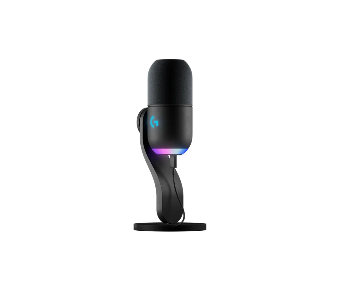 LOGITECH G YETI GX CONDENSER RGB GAMING MIC WITH LIGHTSYNC USB BLACK 988-000569 - Image 2