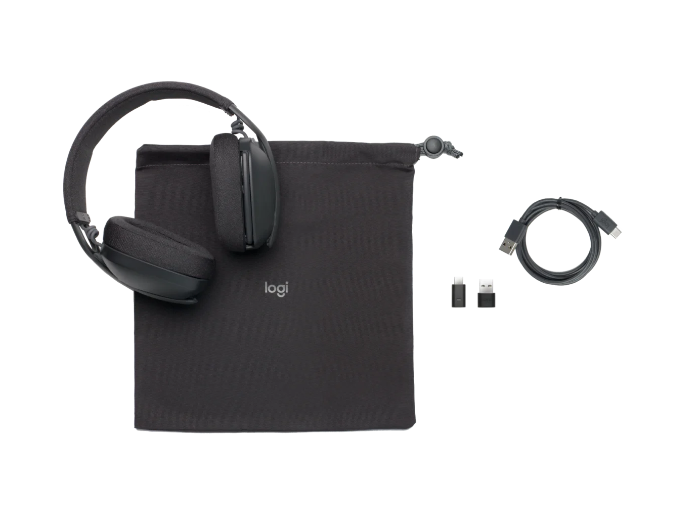 LOGITECH ZONE VIBE WIRELESS UC HEADSET WITH NOISE CANCELLING MIC GRAPHITE 981-001199 - Image 6