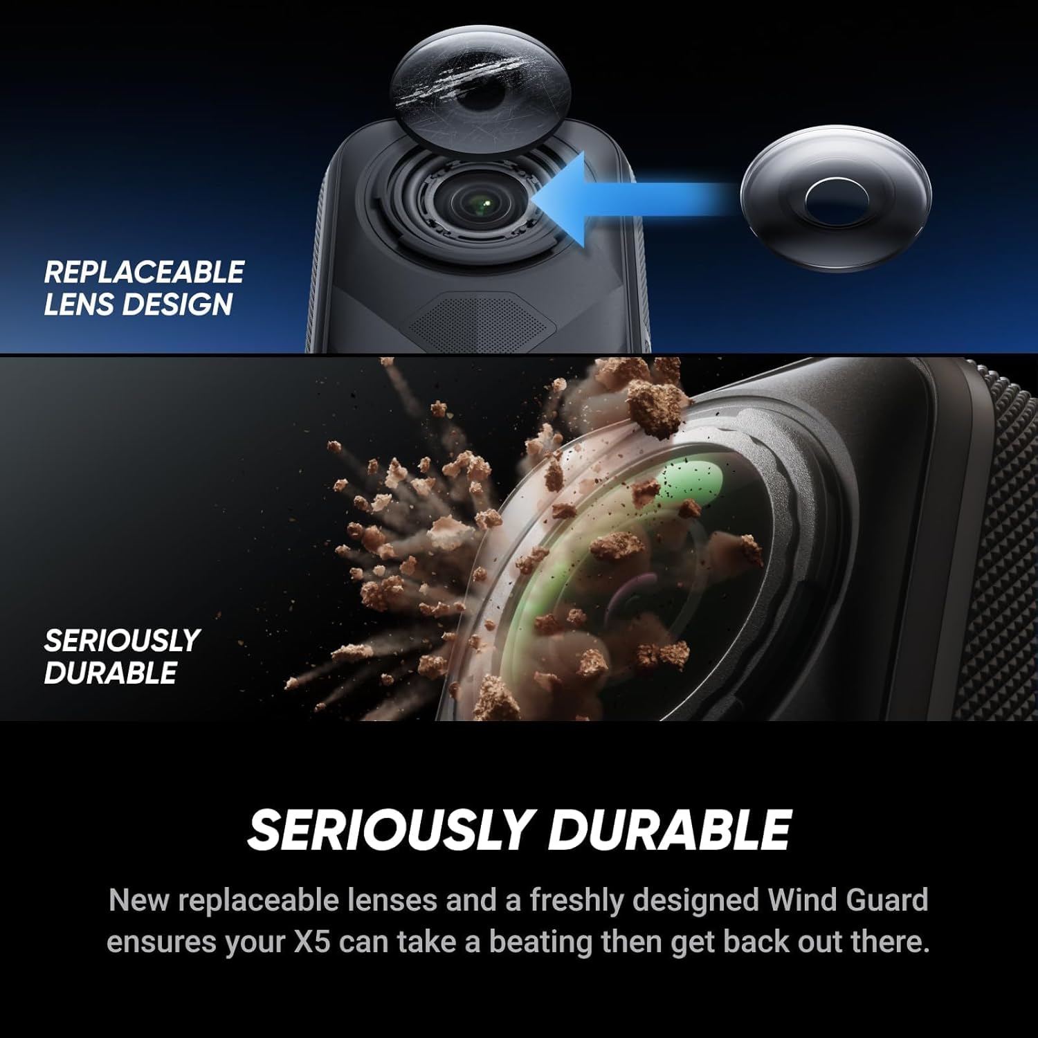 INSTA360 X5 8K ACTION CAMERA WITH ESSENTIAL BUNDLE BLACK CINSAAHA - Image 7