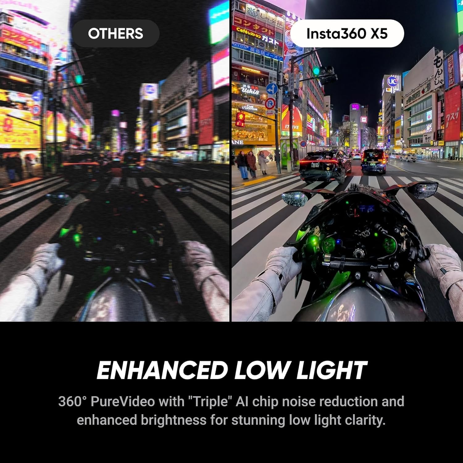 INSTA360 X5 8K ACTION CAMERA WITH ESSENTIAL BUNDLE BLACK CINSAAHA - Image 3