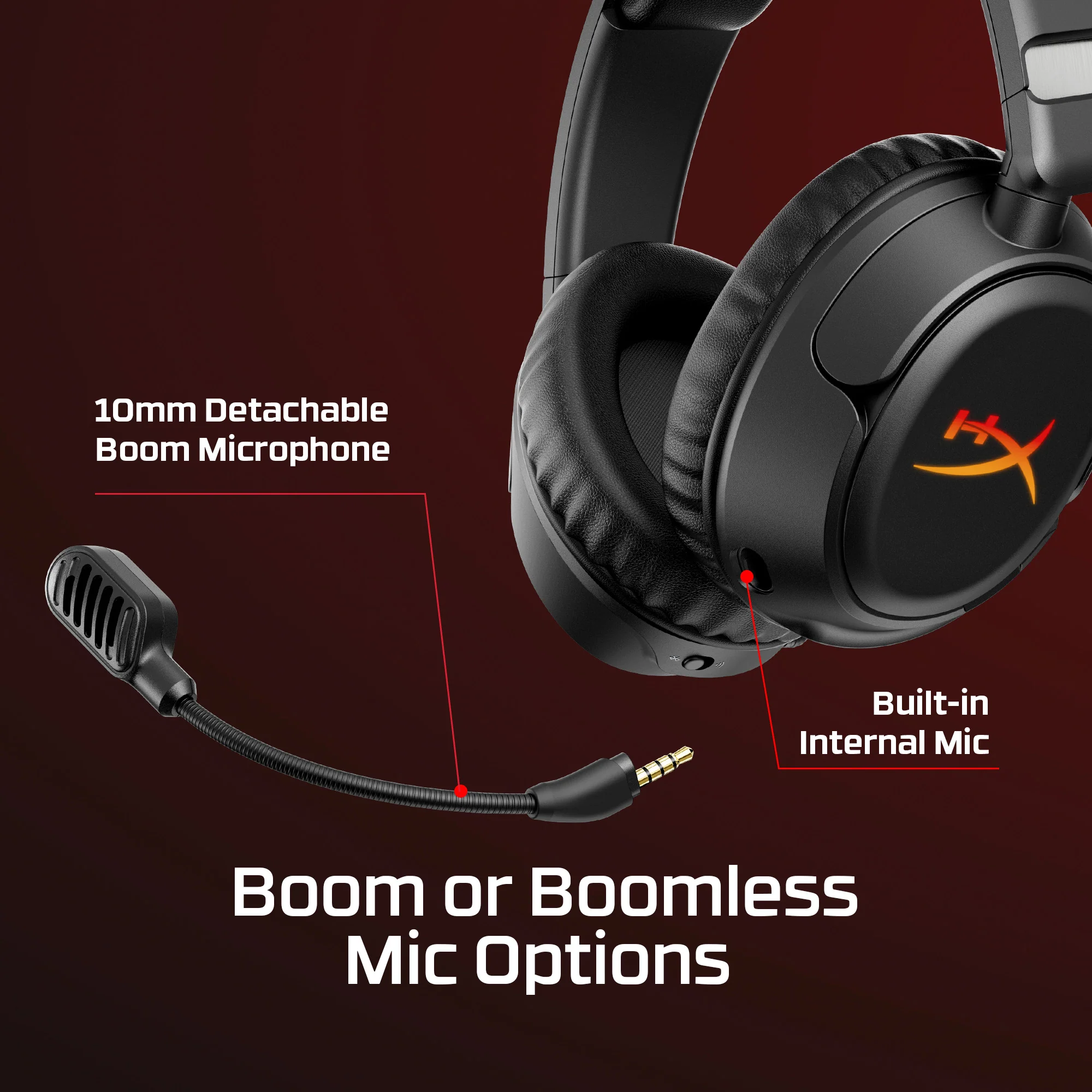 HYPERX CLOUD FLIGHT 2 WIRELESS GAMING HEADSET BLACK B5VC4AA - Image 13