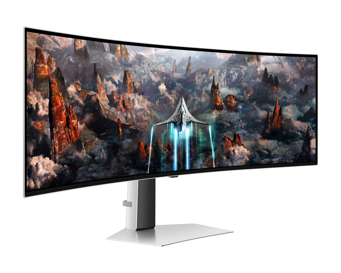 SAMSUNG ODYSSEY G9 G93SC GAMING CURVED MONITOR 49 INCH 2K OLED 240HZ WHITE LS49CG934SMXUE - Image 4