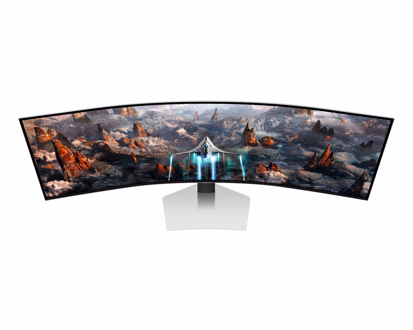 SAMSUNG ODYSSEY G9 G93SC GAMING CURVED MONITOR 49 INCH 2K OLED 240HZ WHITE LS49CG934SMXUE - Image 10